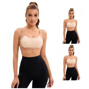 Open Box - INSPIRE CHIC -  3 Pcs Women's Contrasting  Beige